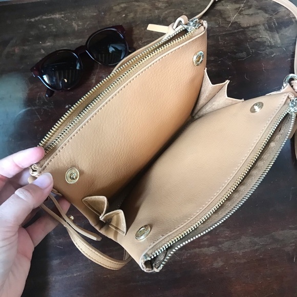 Brown Eyelet Crossbody Bag - Picture 3 of 4